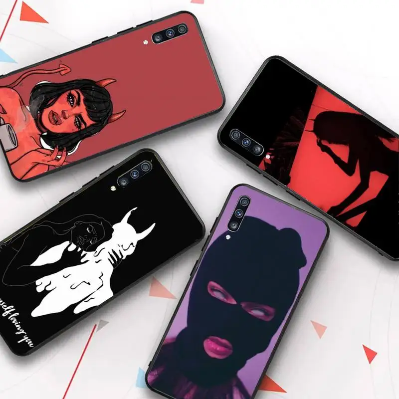 

Devil Woman Sexy Girl Fashion Phone Case for Samsung Galaxy A51 30s a71 Soft Silicone Cover for A21s A70 10 A30 Capa