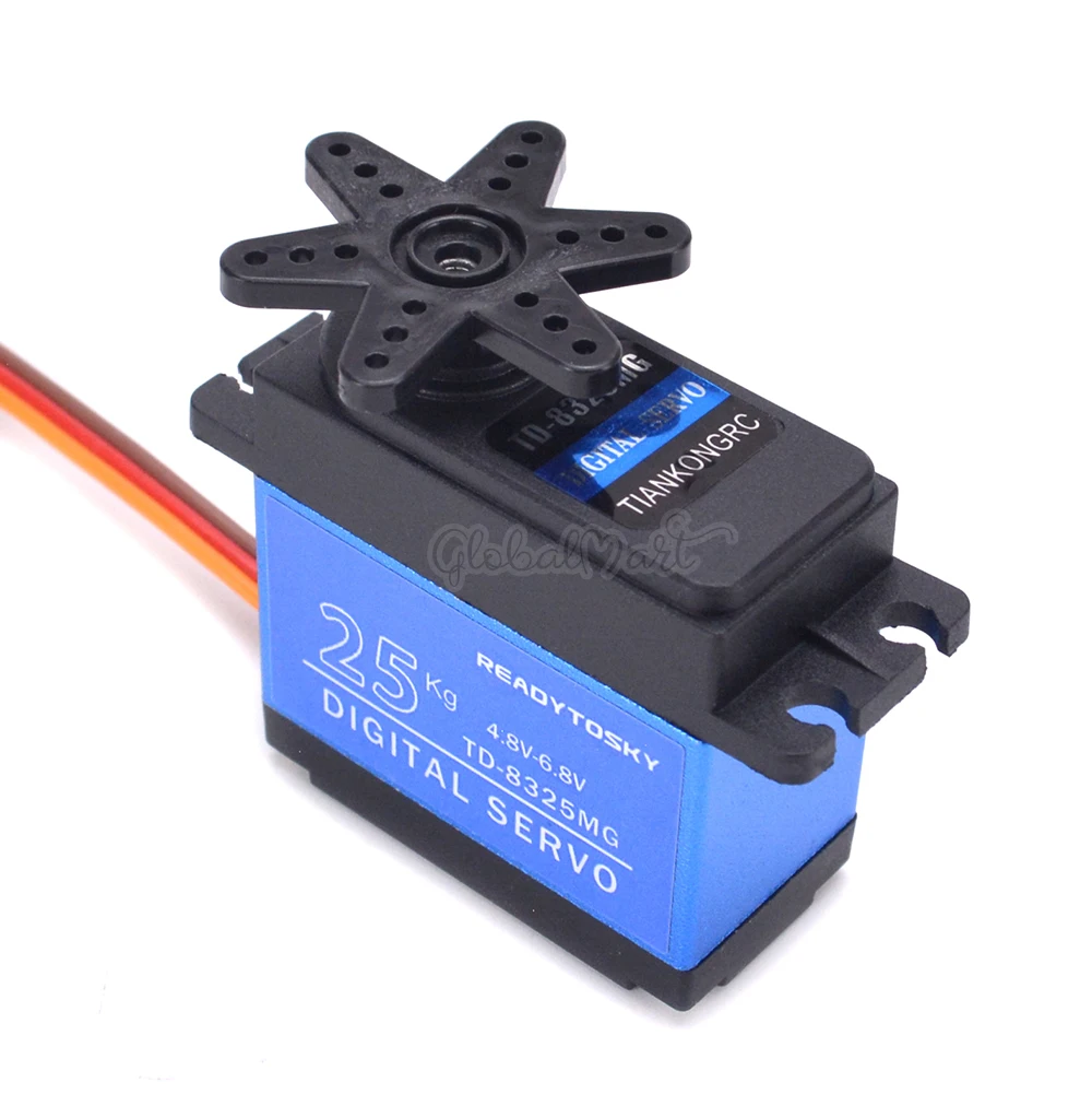 Обновление RC servo 25 кг металлический шестерни цифровой сервопривод baja