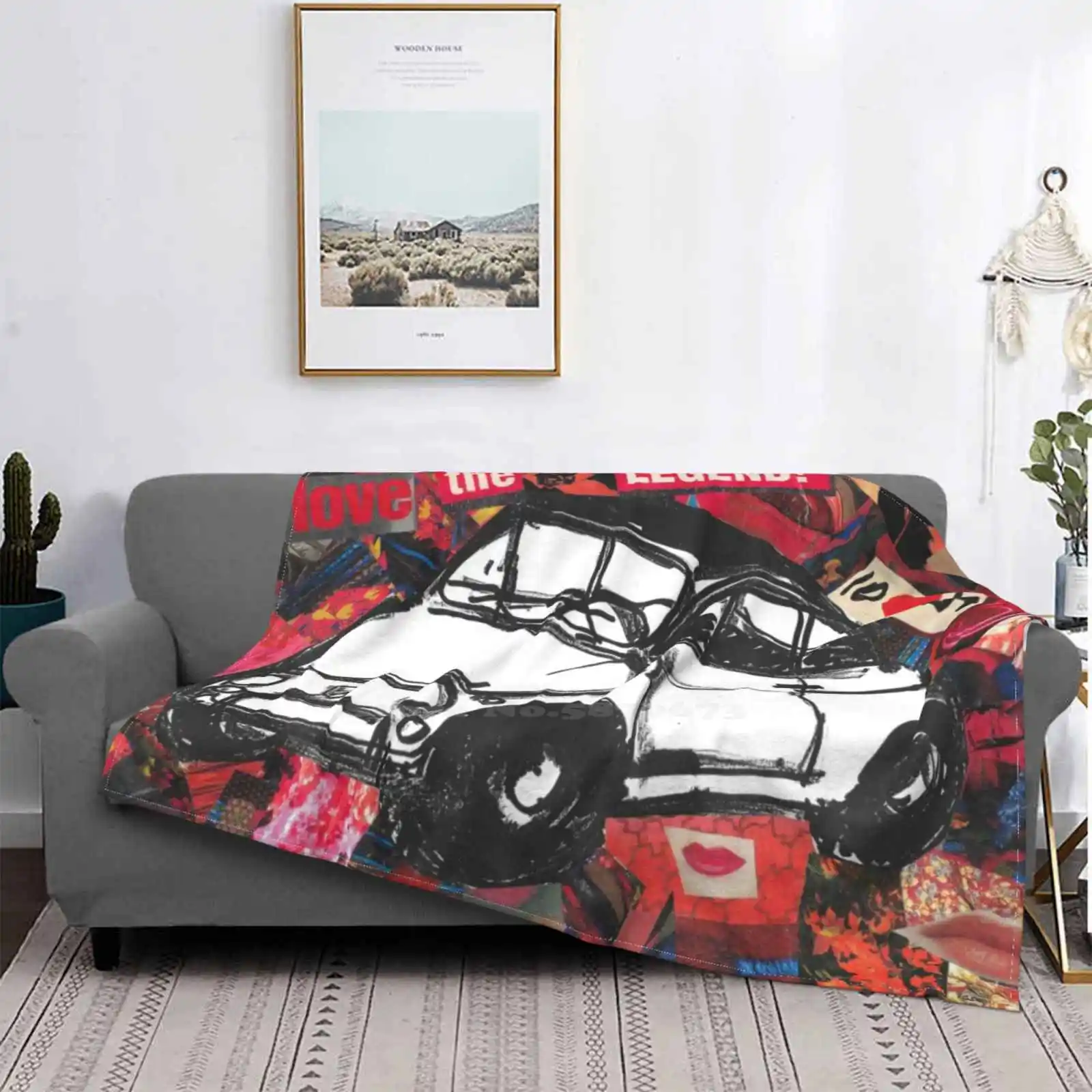 

Fiat 500-коллаж 1 трендовый стиль забавное модное мягкое покрывало Fiat 500 коллаж красный черный классический винтажный глазок итальянский