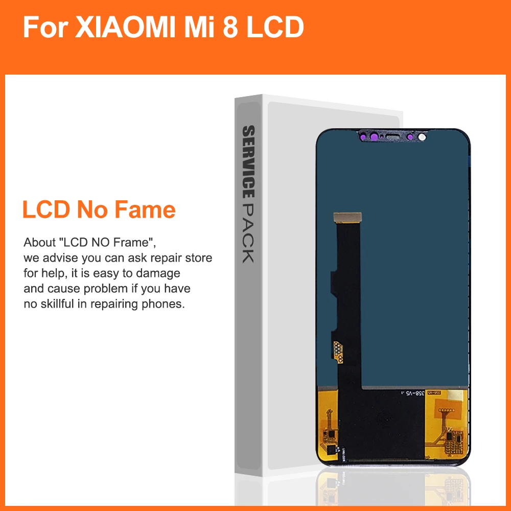 ЖК дисплей 6 21 ''для Xiaomi MI 8 с сенсорным экраном и дигитайзером в сборе запасные