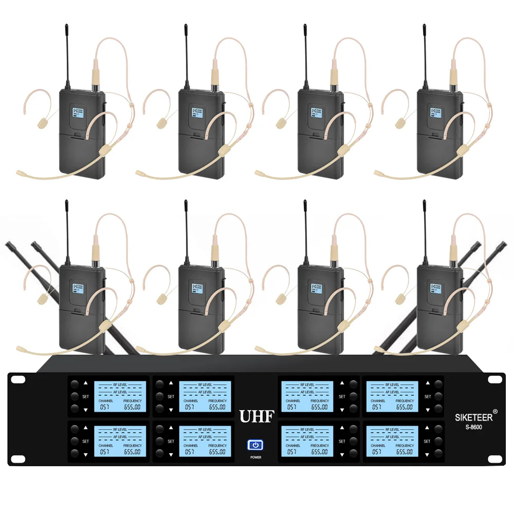 구매 전문 무선 UHF 마이크 헤드 마운트 콘덴서 마이크 학교 교회 무대 성능 특수 마이크
