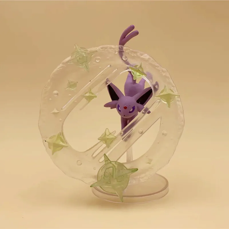 

6pec10cmpvc Litten Clefairy Rowlet Espeon new positive energy cute Good quality collection Christmas birthday Halloween gift kid