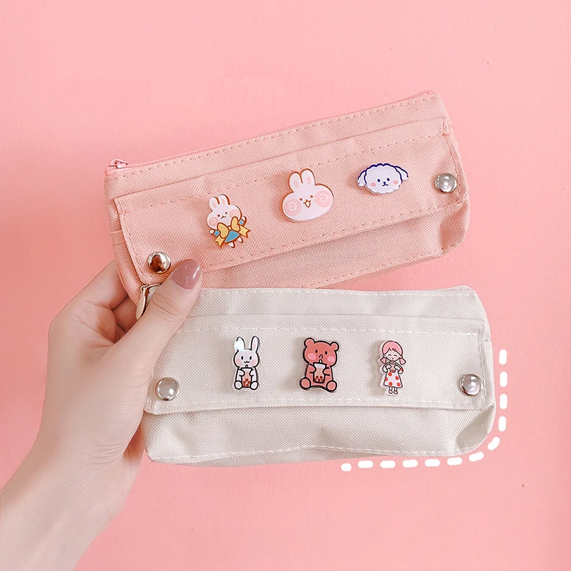 Карандаш Чехол в Корейском стиле школьные принадлежности кавайи карандаш сумки
