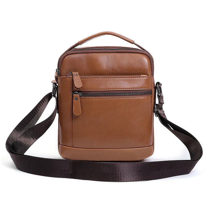 

Men's Bag 2020 New Men's Shoulder Bag Leisure Large Capacity Men's Satchel Leather Cowhide Fashion Cross-body Bag Tote Mochila