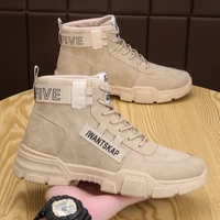 outdoor men boots high top platforms mens sneakers 2021 lace up work shoes fashion motorcyclist boot martin ankle boots new b52
