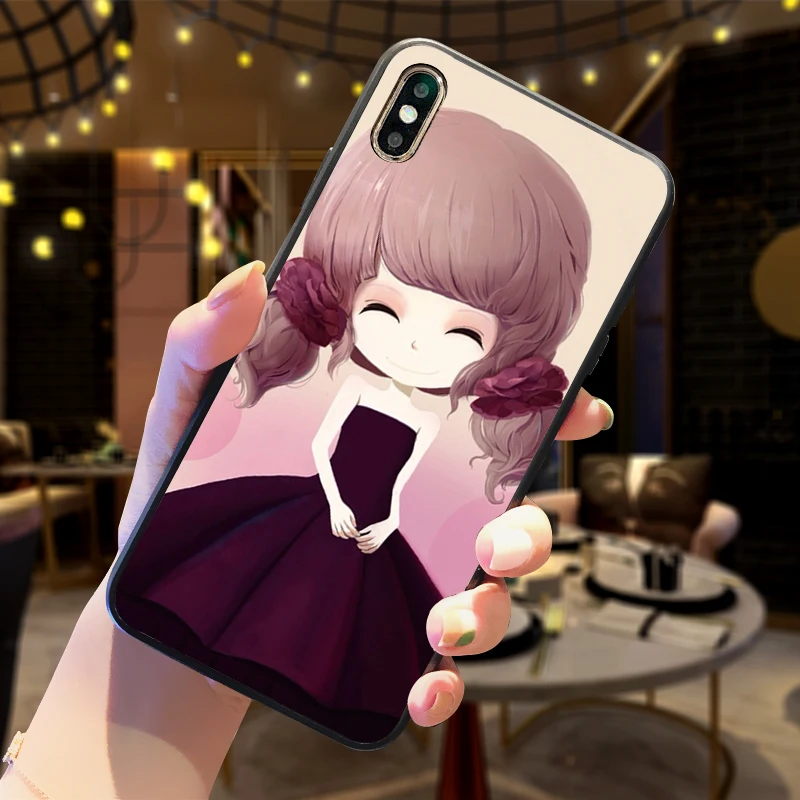 For Xiaomi Redmi pro 6 Note 5 8 K20 Pro 7 4X 5A 16G 32G GO 7A soft TPU Back Cover flower girl rose | Мобильные телефоны и