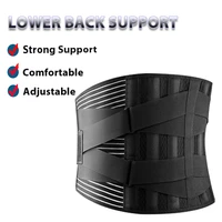 lower back support belt anti skid lumbar support with 6 stays men women spine decompression waist trainer brace back pain relief