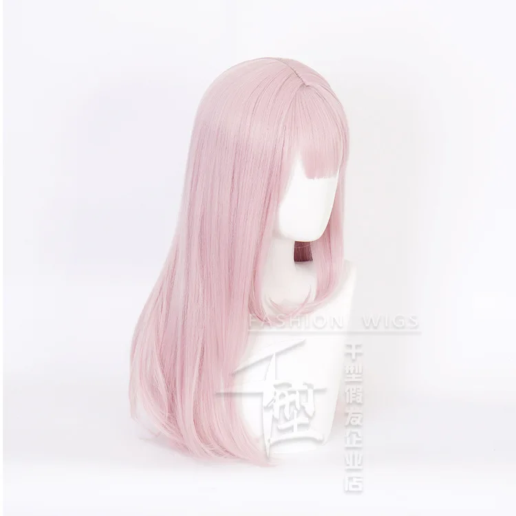 Kaguya-sama:Love is War Fujiwara Chika Cosplay розовый длинный парик с бантом Шпилька для волос