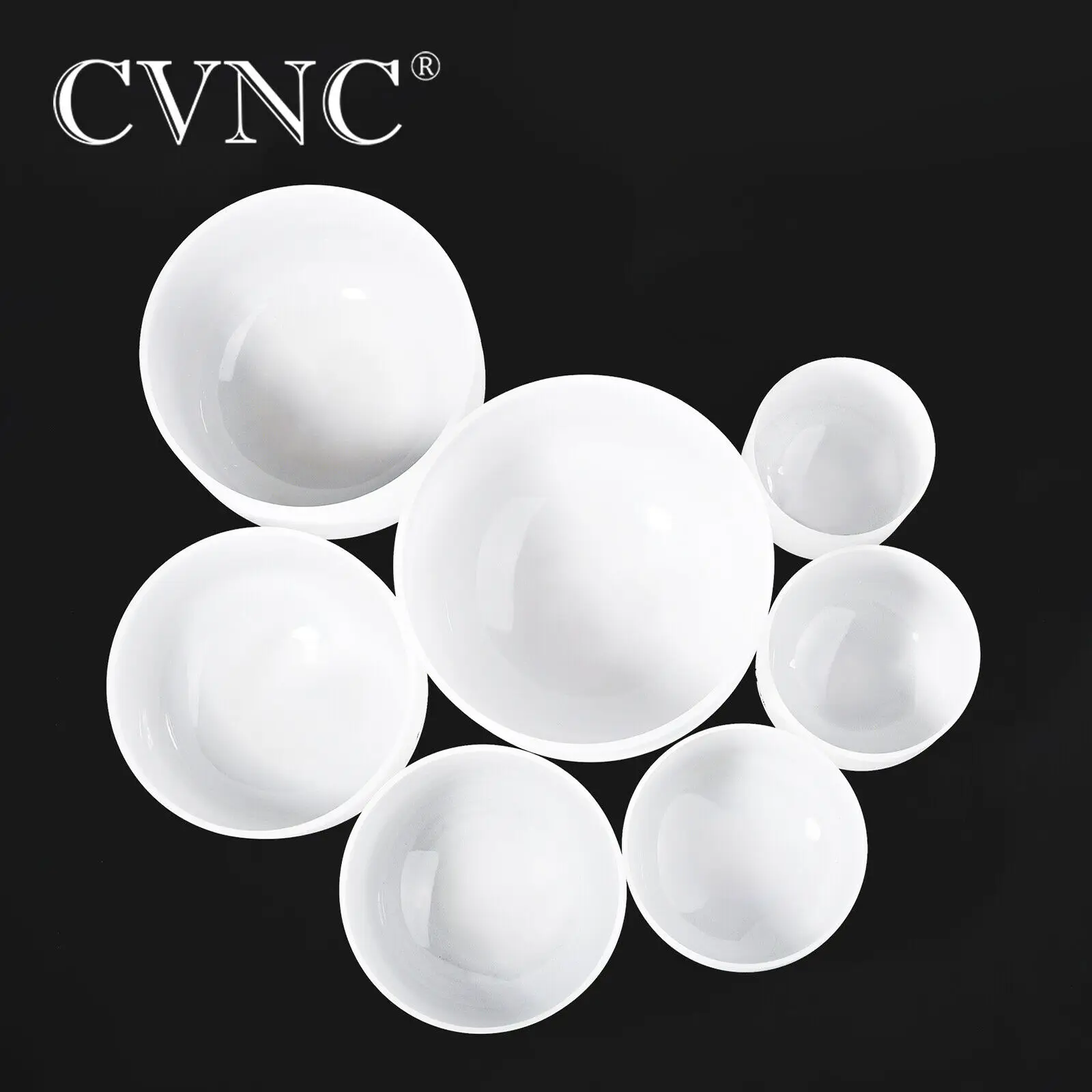 CVNC 7-12"/7"-13"/7“-14” /8-12” any one set of 7PCS Chakra Frosted Quartz Crystal Singing Bowls Free Shipping Cost | Спорт и