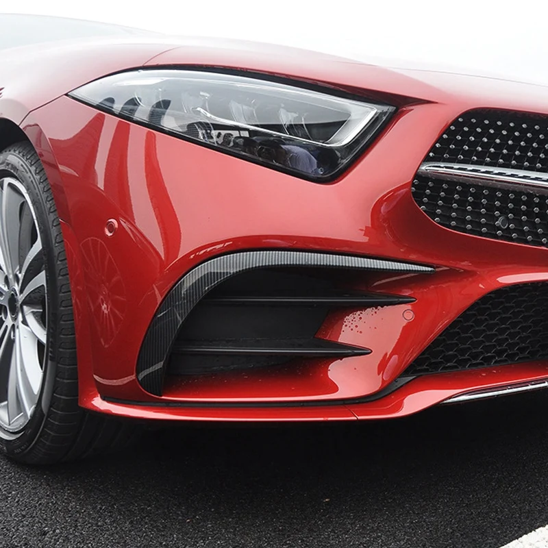 Carbon Front Bumper Lip Splitter Spoiler Canards Air Knife Trim For Benz CLS CLS350 CLS400 CLS300 CLS53 AMG63 2018-2020 | Автомобили и