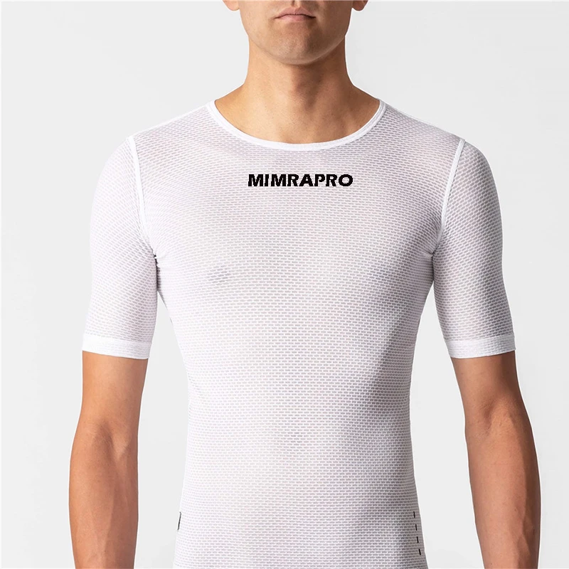 MIMRAPRO белый цвет с коротким рукавом Велоспорт Джерси/пот рубашка/Колготки одежда
