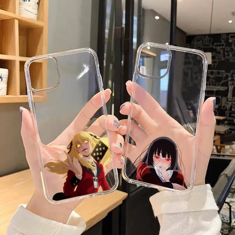 

Kakegurui Phone Case Transparent soft For iphone 5 5s 5c se 6 6s 7 8 11 12 plus mini x xs xr pro max