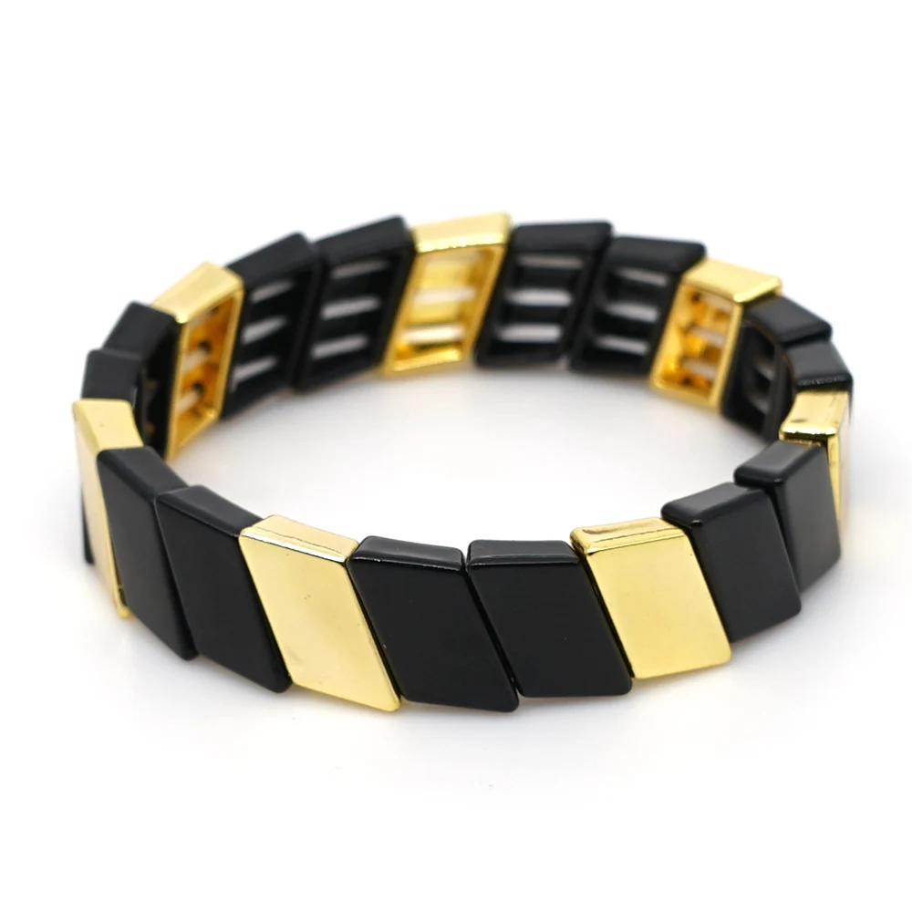 Браслеты shinus, мужские, эмаль, плитка, бусины, браслет, Pulseras Mujer Moda,, золотые ювелирные изделия, для женщин, модные, любовные буквы, браслеты, подарки