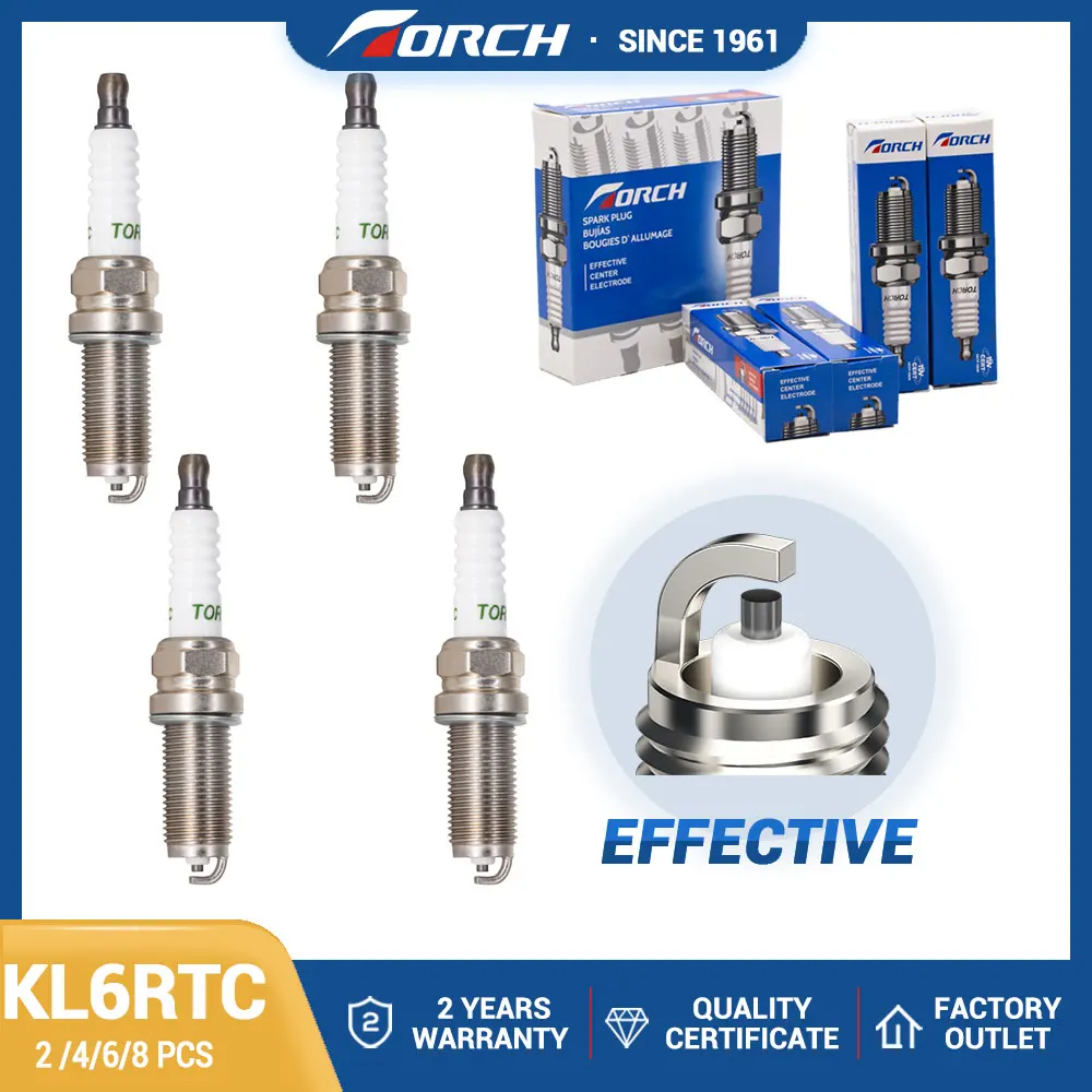 

2-8PCS Torch Spark Plugs KL6RTC (Emperor/Panda/Vision/Freeship/Heyue/Ruifeng/China H530/Zotai Z500)