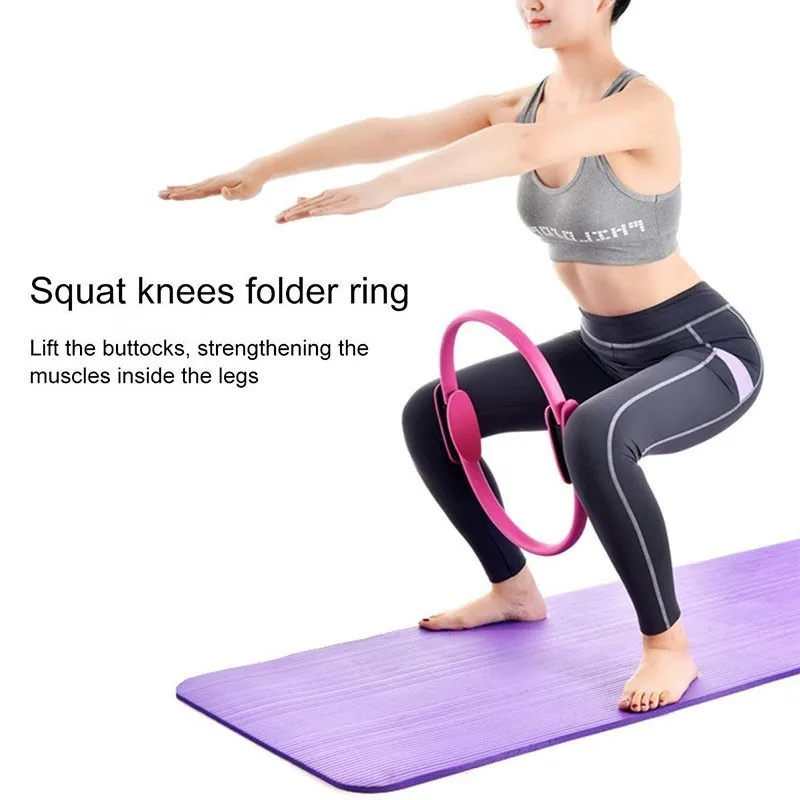 

Professional Yoga Circle Pilates Sport Magic Ring Women Fitness Kinetic Resistance Circle Home Gym Workout Pilates Accessories