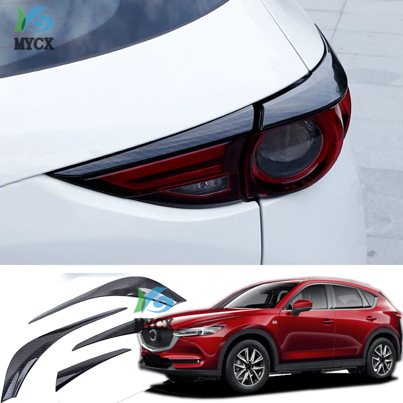 Задний фонарь из углеродного волокна для Mazda светильник CX5 CX 5 2017-2019 отделка