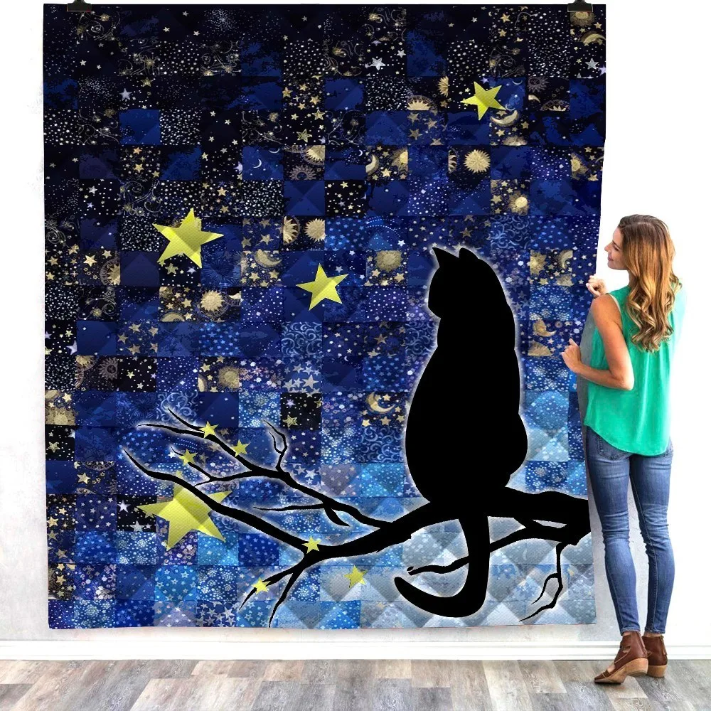 Домашний чехол для дивана с рисунком из аниме звездное небо мягкое одеяло