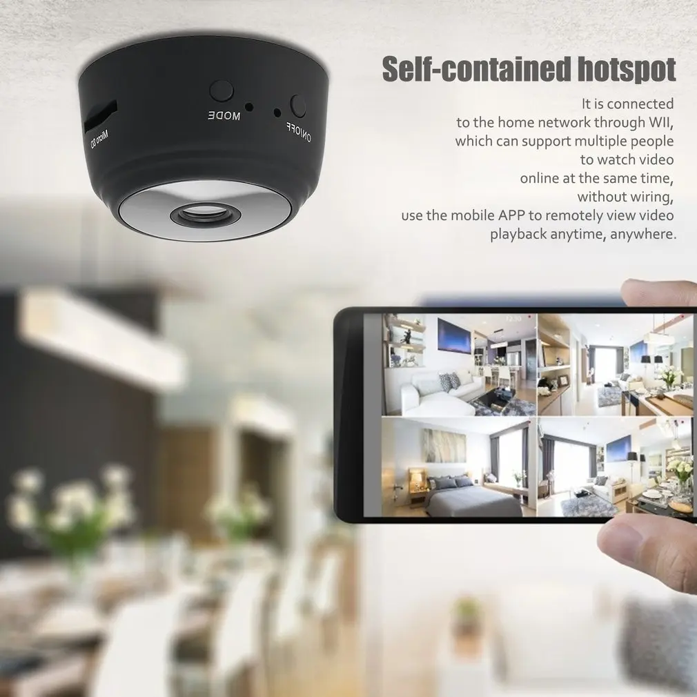 

A9 High-definition Wifi Camera With Long Battery Life Wide-angle Shooting Multifunctional Stable Camera