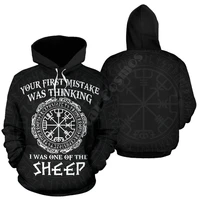 viking hoodie your first mistake 3d printed hoodies fashion pullover men for women sweatshirts sweater cosplay costumes