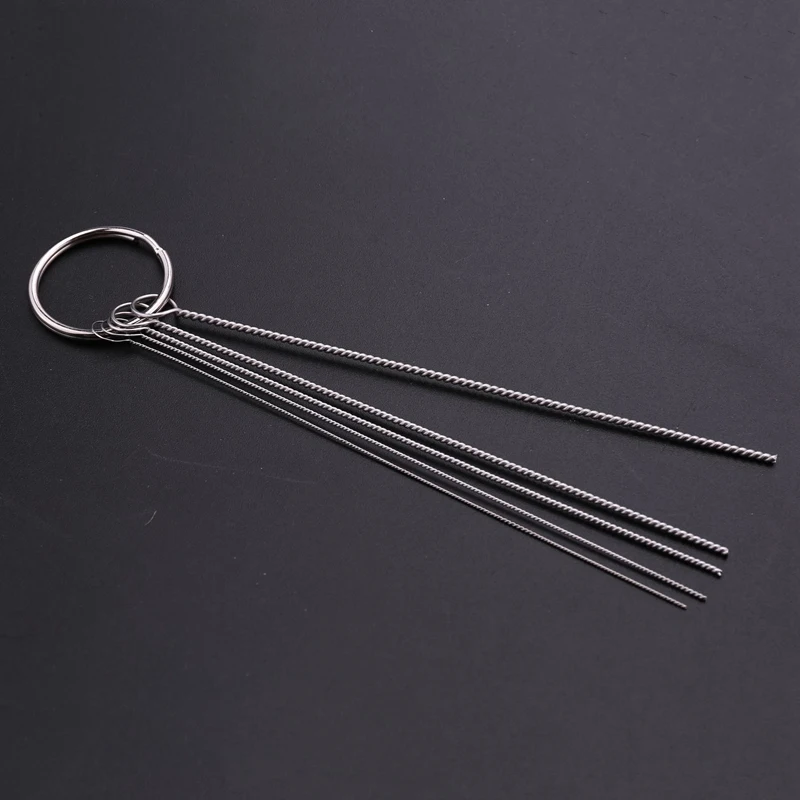 

0.2/ 0.3/0.5Mm Airbrush Cleaning Pot Glass Air Brush Holder Clean Paint Jar Bottle Spray Wash Tools Needle Nozzle Brush Set