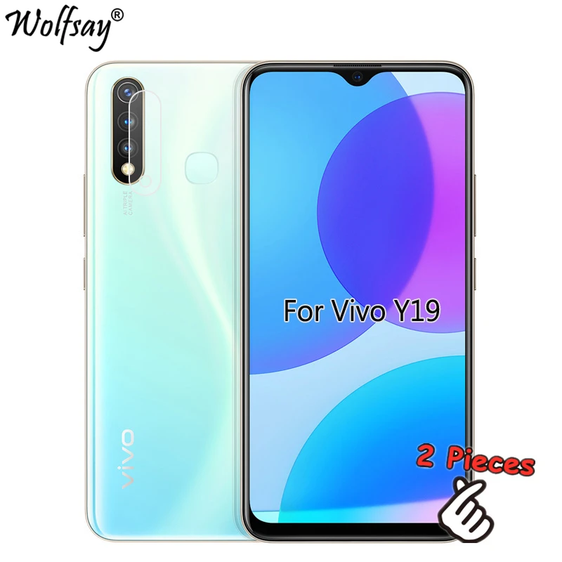 

Стекло нано-камера для Vivo Y19, 2 шт., защитная пленка для экрана Vivo Y19, пленка для объектива камеры Vivo Y19 Z5i U3 Y9S