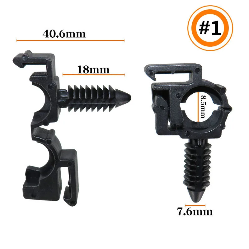 10/20 шт. автомобильный зажим для водопроводной трубы зажимы прокладки проводов Ford