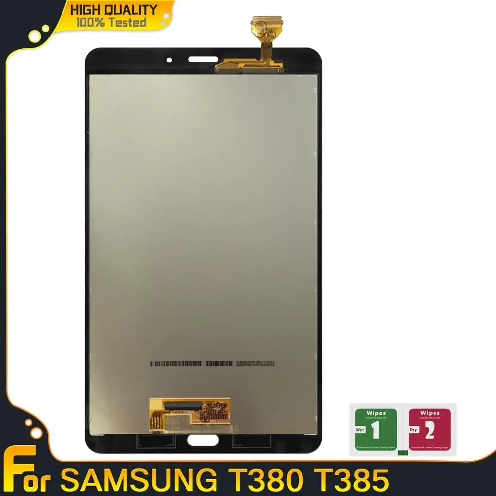 Для Samsung Galaxy SM T380 T385 ЖК дисплей планшет сенсорный экран планшета датчики сборки
