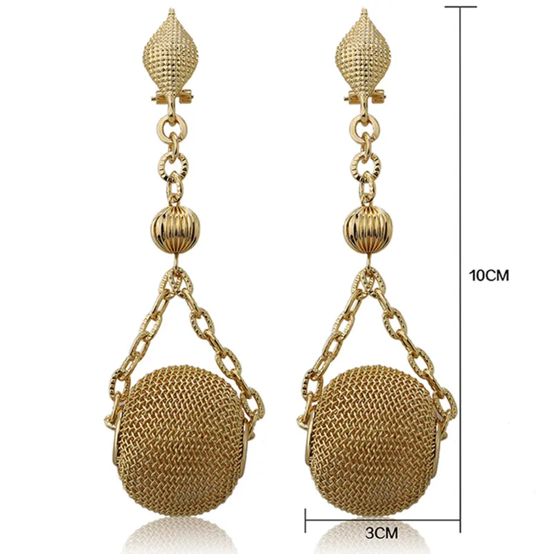 

Fani gold wedding earrings 2018 Long Drop Dangle Earrings Women Wholesale gold fashion earrings gold jewelry earrings customer