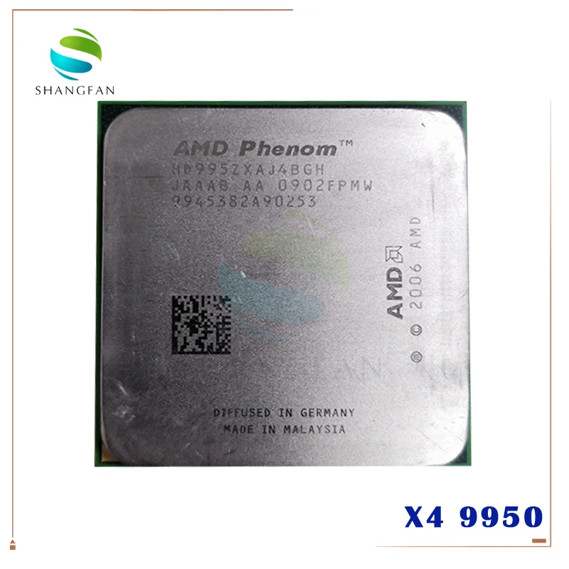 

AMD Phenom X4 9950 Quad-Core DeskTop 2.6GHz CPU HD995ZXAJ4BGH Socket AM2+/940pin