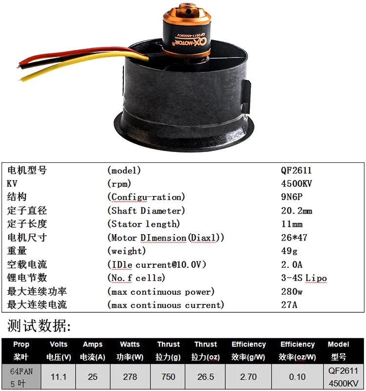 70 мм воздуховод вентилятор+ 3000kv мотор Spindle-4mm/64 мм воздуховод вентилятор+ 4500kv мотор/90 мм воздуховод вентилятор+ 1750KV двигатель edf для RC самолета