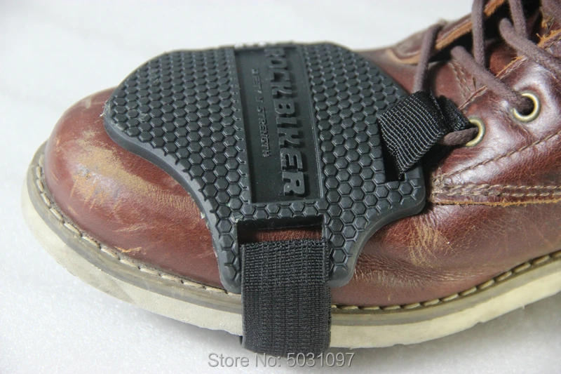 

ROCK BIKER Moto Riding Shoes Scuff Mark Protector Motor Boot Cover Shifter Guards Protective Rubber Skidproof Shift Sock Pad