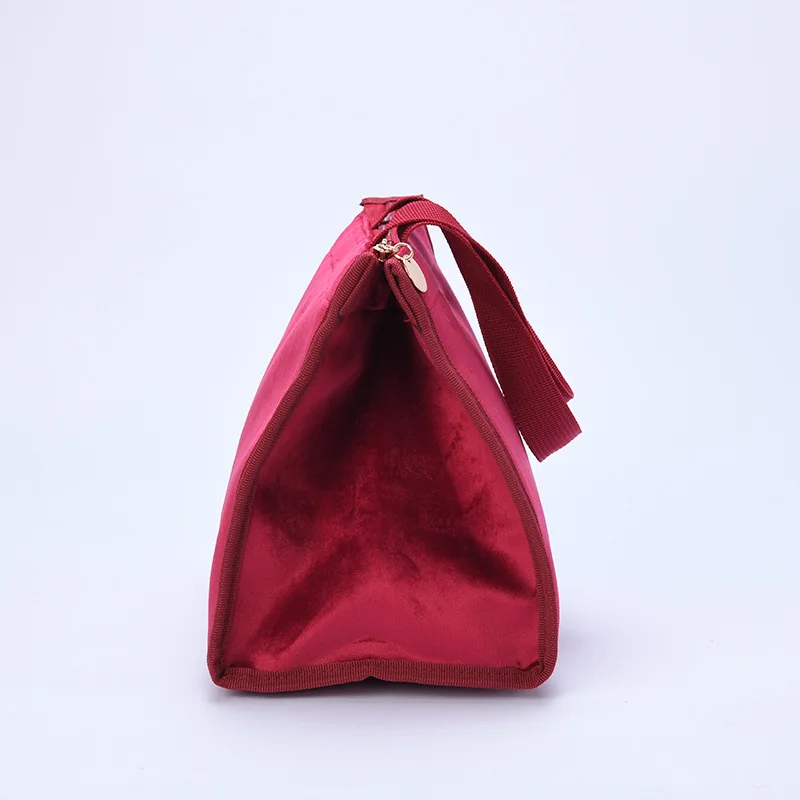 

Simple aluminum foil lunch bag thermal insulation meal bag portable lunch box bag commuter flannel storage bag