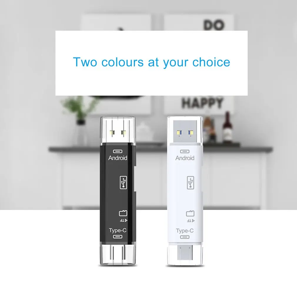 5 в 1 USB 3.0 Type C / Micro SD TF устройство для чтения карт памяти OTG адаптер Коннектор