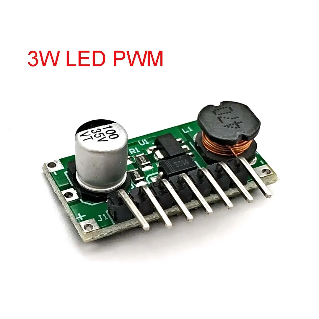 Светодиодный драйвер лампы постоянного тока 3 Вт 7-30 в 700 мА поддержка диммера PMW