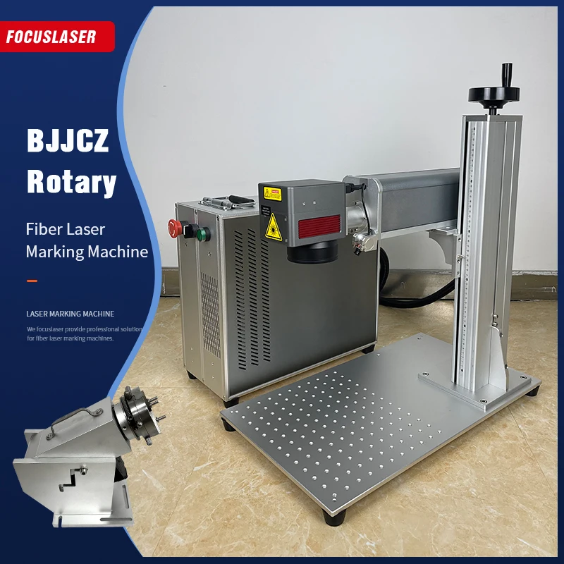 

Fiber Laser Marking Machine JPT Raycus 20w 30w 50w Metal Engraver Machine Cutting Stainless Steel Silver Gold Ring with Rotary