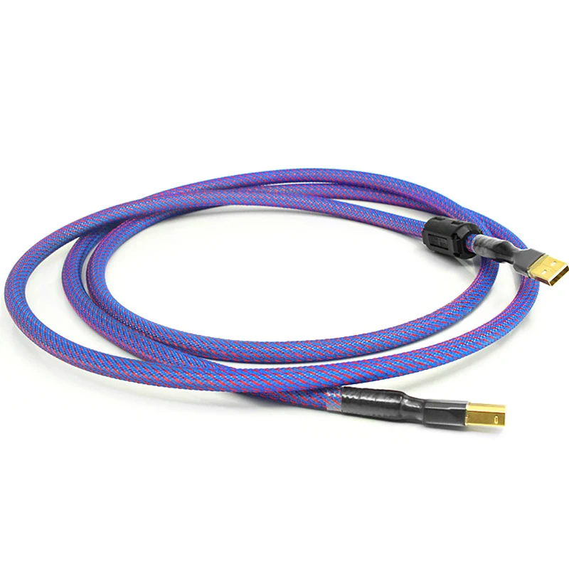 DIYLIVE UK QED Фирменная версия Посеребренная 4-ядерная сигнальная линия звуковая