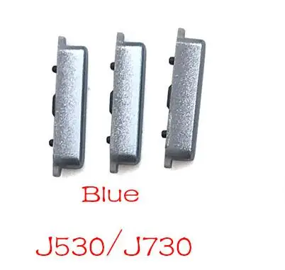 Для samsung S3 S7 край J5 J7 J510 J710/J5 J7 J730 J530 кнопка регулировки громкости источник энергии Переключатель Вкл/Выкл кнопка ключ гибкий кабель - Цвет: J530 J730 Blue