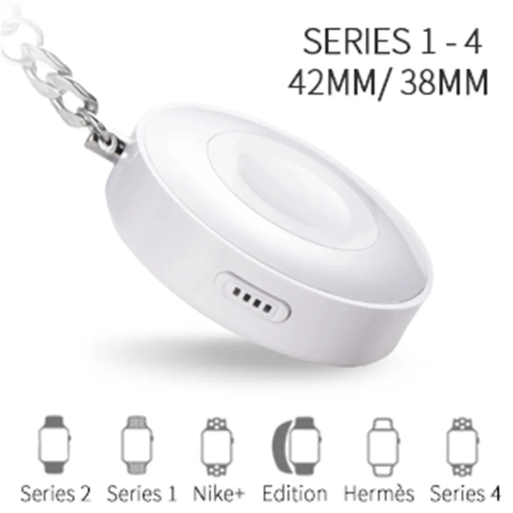 Смарт часы зарядное устройство 900 мАч портативный брелок для iWatch серии 5 4 3 2 1