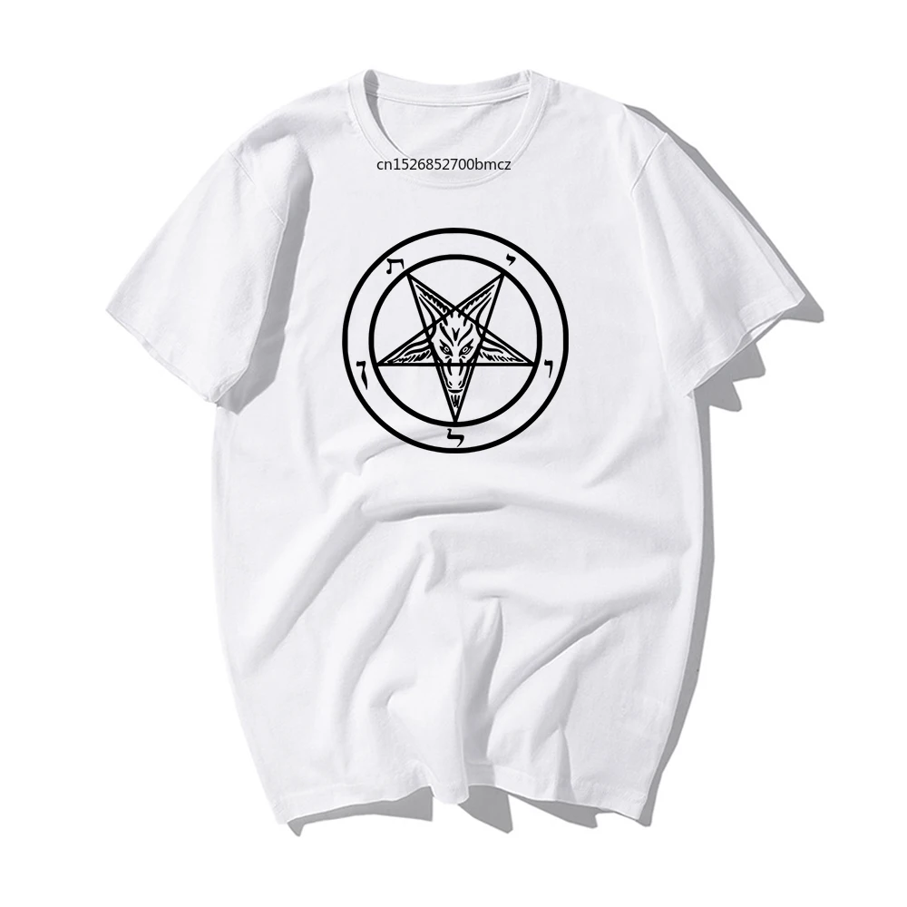 

Pentagram Gothic Occult Satan New Women New Summer Women Clothes Short-sleeve Round Collar T-shirt Cool Tops Tees