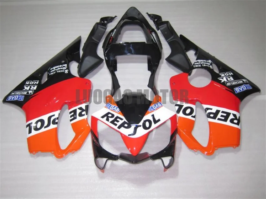 

Инъекционные Обтекатели Кузов для оранжевого черного репсола HONDA CBR600F4i 01 02 03 CBR600 F4i 2001 2002 2003 послепродажный обтекатель