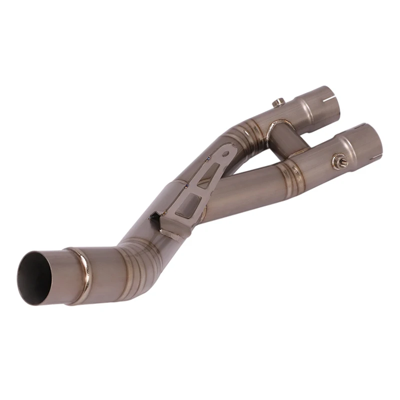 

Escape Motorcycle Exhaust Middle Link Pipe Delete Catalyst Titanium Alloy Exhaust System For Yamaha R1 2015-2020