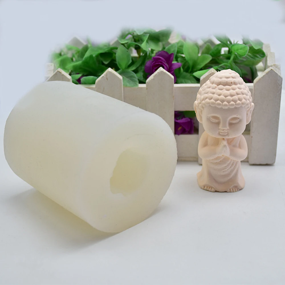 DIY силиконовые формы Будды торт Бог изготовление ручной Глины Ремесло цемента