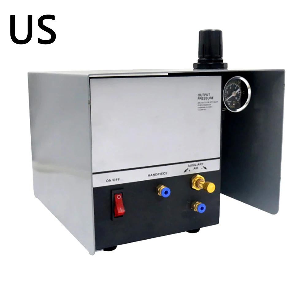 

1400RPM/Min Pneumatic Impact Single Ended Engraving Equipment 110V US Plus Jewelry Engraver Faceting Marking Carving Machine