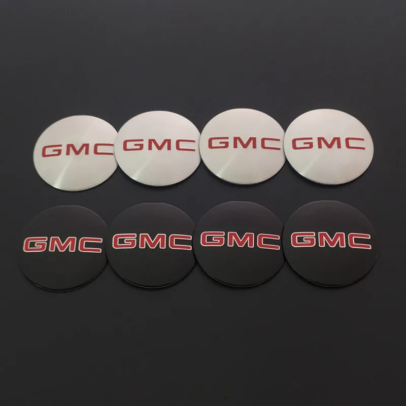 

56mm Car wheel Center Hub badge Logo sticker decal cover suitable For GMC YUKON SIERRA SAVANA ACADIA CANYON Denali XT ENVOY