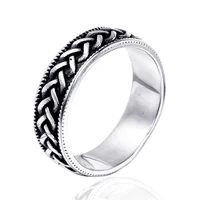mens vintage rune ring fashion personality viking stainless steel jewelry biker accessories boyfriend gift wholesale