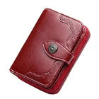 New Small Women Wallet Leather Ldies Purses Genuine Leather Short Coin Purse For Girls Female Small Portomonee Lady Card Holder