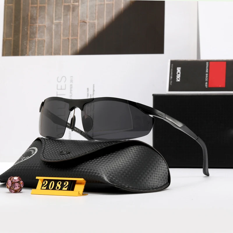 

2021 1:1 Brand Designer Sunglasses Classic Retro Driving Fishing Polarized Glasses Men pilot aaa Sun Glass UV400 Gafas de sol
