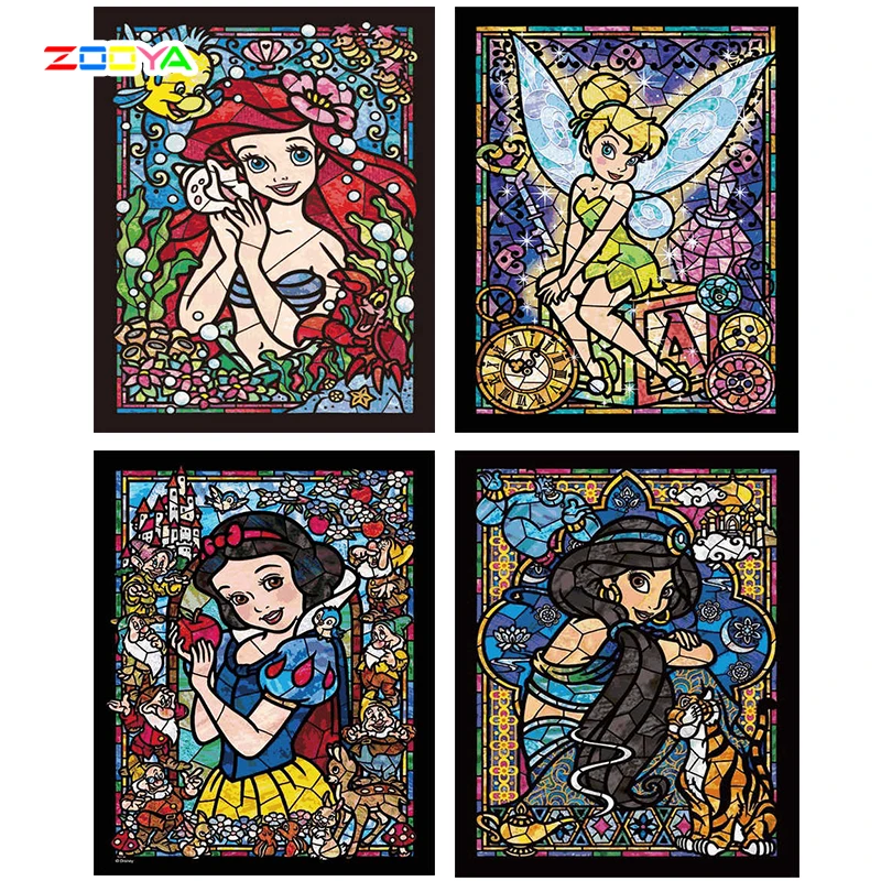 Алмазная картина Дисней Микки Маус Стразы мозаика мультфильм Вышивка Белоснежка