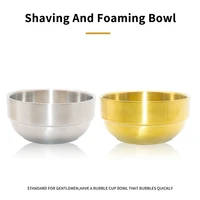 metal stainless steel shaving soap bowl shaving cream cup clean shaver for shaver cream
