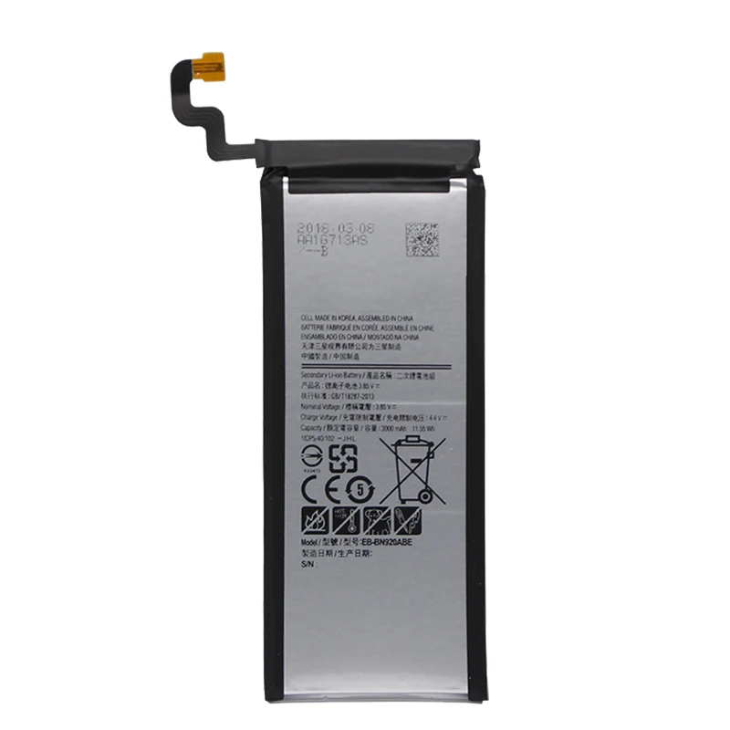 Аккумулятор для Samsung GALAXY Note 5 N920 N920G N920C N9200 N920t Not5 N9208 3000 мАч|Аккумуляторы мобильных